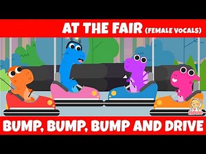 🎠🎡 At The Fair (Female vocals) 🎢 Fun songs for kids | HiDino Kids Songs