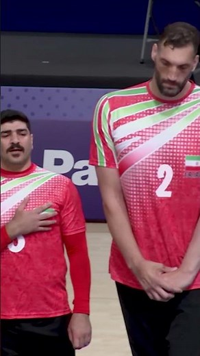 2,46m: Meet Morteza Mehrzad, The Tallest Sitting Volleyball Athlete ⬆︎🏐