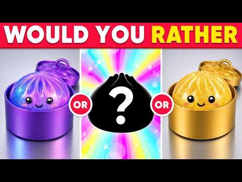 Would You Rather...! LUXURY MYSTERY Gift Edition 💎🎁🤯 Hardest Choices Ever ~ Quiz Unicorn
