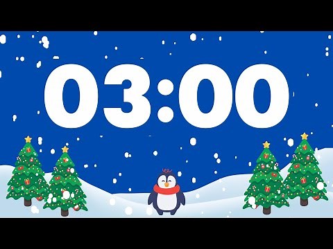 Festive 3-Minute Christmas Timer with Cheerful Music