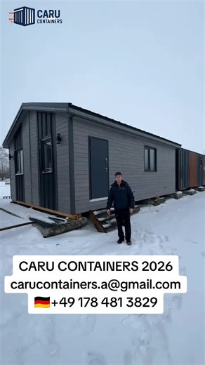 Modulares Holzrahmenhaus für ganzjähriges Wohnen