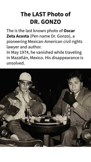 The LAST Photo of DR. GONZO #death #drgonzo #fearandloathinginlasvegas #author #attorney #oscar