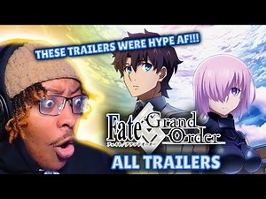 New FATE Fan REACTS to ALL Fate/Grand Order Trailers !! (TVCM/PV's)