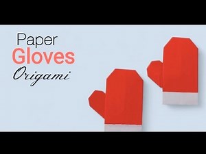 How to make paper gloves | Origami gloves | #gloves #paperglove #easyglove #handgloves #diy #origami
