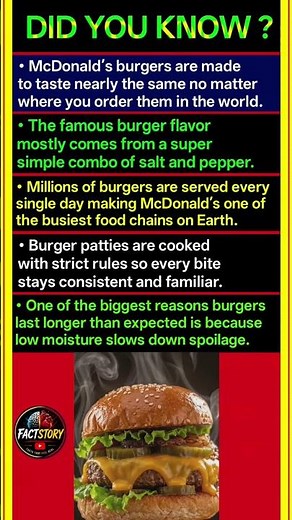 What Really Makes McDonald’s Burgers So Famous