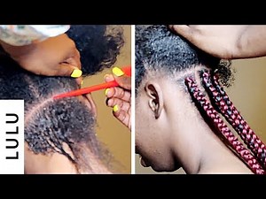 Así se colocan las extensiones de trenzas