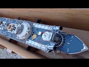 Full RC, Italeri 1/35 scale S100 Schnellboot Martian laser death ray UPDATE