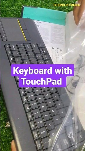 Logitech K400 Plus Wireless Keyboard | Touchpad Media Keyboard | Connected to TV | HTPC Keyboard 👌👍