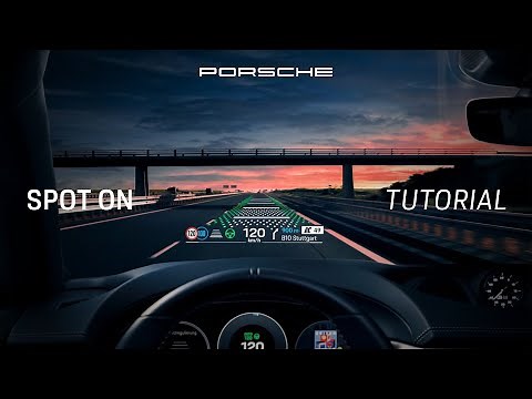 How to use the Porsche augmented reality Head-Up Display | Tutorial | Spot On
