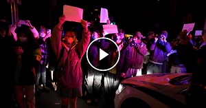 Footage Shows Protests Across China Over Covid Restrictions