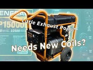 Replacing The Coils on a Generac GP15000e Generator - Will It Run Better? 4k