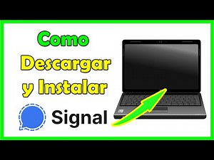 Como descargar Signal web para PC ( instalar Signal mensajeria segura en Windows)