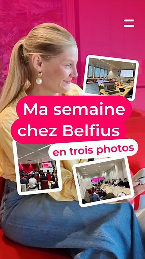 Plus de 4000 employés chez Belfius, c'est plus de 4000 façons de bosser et on commence avec celle de Zoé, bienvenue dans 𝘔𝘢 𝘴𝘦𝘮𝘢𝘪𝘯𝘦 𝘤𝘩𝘦𝘻 𝘉𝘦𝘭𝘧𝘪𝘶𝘴! 🚀 Son quotidien, ce qui rend son travail chouette et intéressant, Zoe vous montre tout! 😍 Meer dan 4000 medewerkers bij Belfius, dat zijn meer dan 4000 manieren van werken. We beginnen met die van Zoé. Welkom bij 𝘔𝘪𝘫𝘯 𝘸𝘦𝘦𝘬 𝘣𝘪𝘫 𝘉𝘦𝘭𝘧𝘪𝘶𝘴! 🚀 Zoe neemt je mee in haar dagelijks leven: wat haar job boeiend en leuk maak