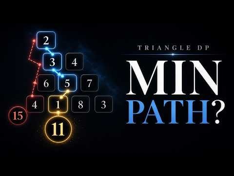 The Dynamic Programming Blueprint Behind Triangle Minimum Path Sum