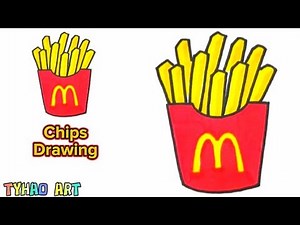 How to draw Chips step by step | Chips drawing easy | TYHAO ART