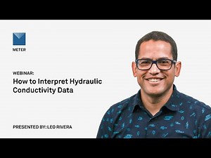 Webinar—How to interpret hydraulic conductivity data