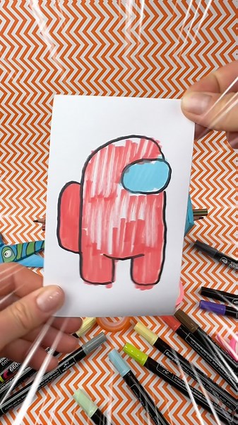 Impossible Paper Craft Transformation with Among Us 😜#amongus#amongus_video#papercrafts#papercraft