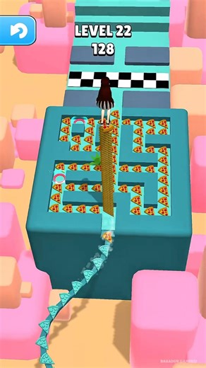 Cute Frog Girl 🐸 Garden Adventure! Stack Dash Fun Run 🌸🔥 #shorts