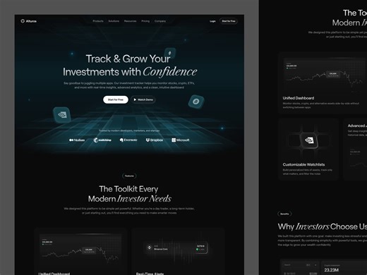 Alturos - Landing Page