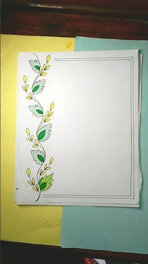 10 easy border designs PROJECT WORK DESIGNS/ SIDE BORDER DESIGNS / BORDER DESIGNS