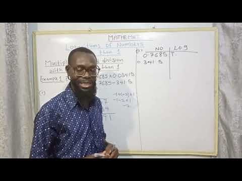 Logarithms of Numbers less than 1|Lesson One