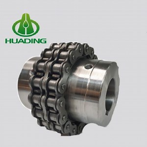 [Hot Item] Huading Gl Type Simple Structure Convenient Rotational Torque Roller Chain Couplings Coupling