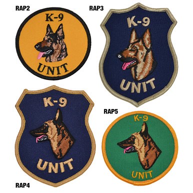 K9 Unit Patches