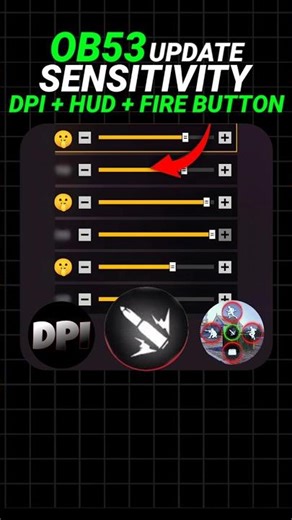 OB53 Update Sensitivity + DPI + Fire Button Setting | OB53 Update Free Fire Sensitivity