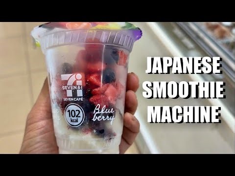 Japanese 7-Eleven Smoothie Machine Experience