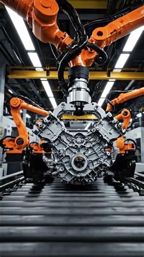 How Cars Are Assembled in a Factory | Machines at Work #carassembly #carmanufacturing