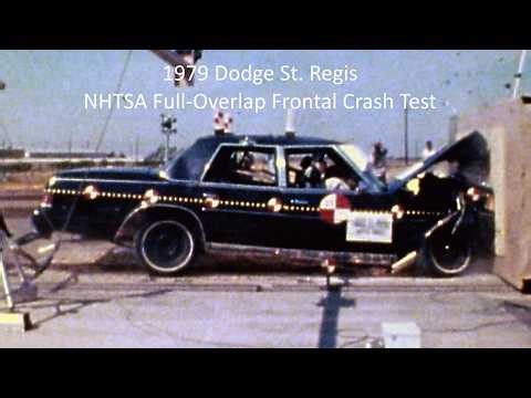 1979-1981 Dodge St. Regis / Chrysler Newport Sedan NHTSA Full-Overlap Frontal Crash Test