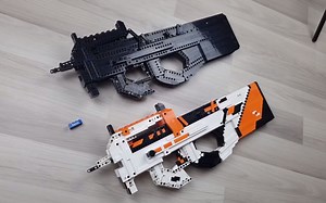 『Kevin183』大佬用乐高还原csgo中的 P90 太厉害了吧！！