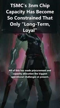 TSMC 3nm Capacity Crisis: Only Loyal Clients Get Chips