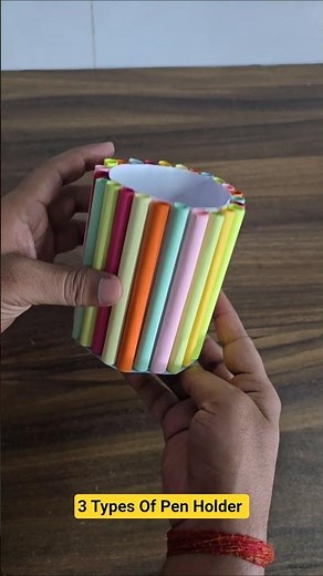 3 Types Of Pen Holder #diy #art #craft