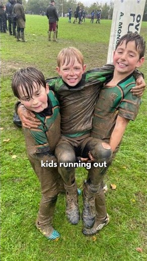 Mud and Rain while playing Rugby