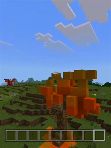 Fall trees in Minecraft