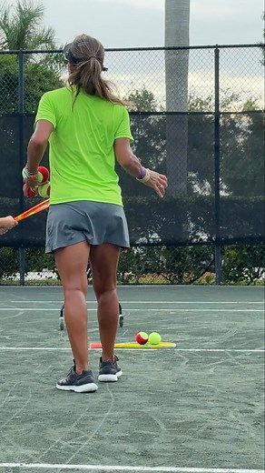 Private Tennis Lesson for Toddler David | Naomi Day