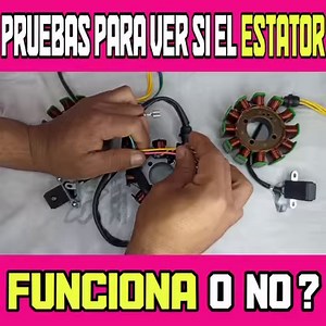 Como probar si mi alternador o estator funciona o no ? Pruebas con multimetro 🔧👏 | Top riders speed