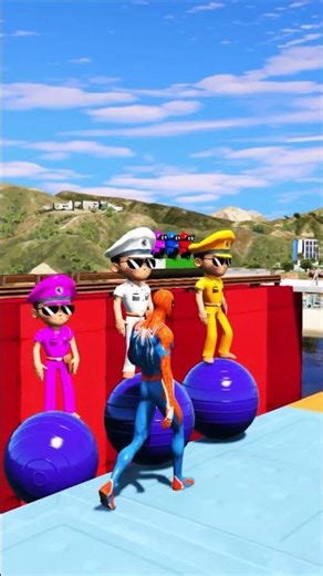 GTA 5 : Spider_Man Water Ragdolls Compilation #shorts #gta5