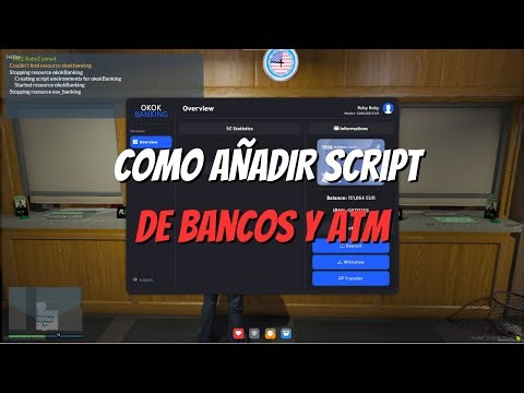 COMO AÑADIR SCRIPT DE BANCOS Y ATM (fivem)