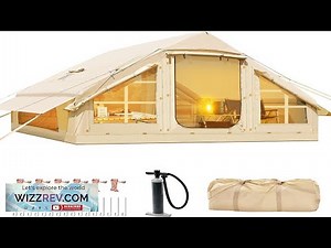 Inflatable Tents for Camping Blow Up Tent with Hand Pump Easy Setup Review