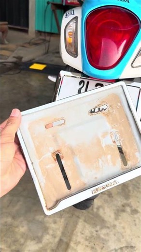 Genuine stainless steel motorcycle license plate frame. Rust-proof. #licenseplateframe #licensepl...