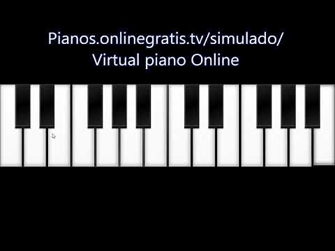 Virtual piano online you can play your musical notes