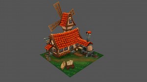 Medieval Bakery - 3D model by deardrake