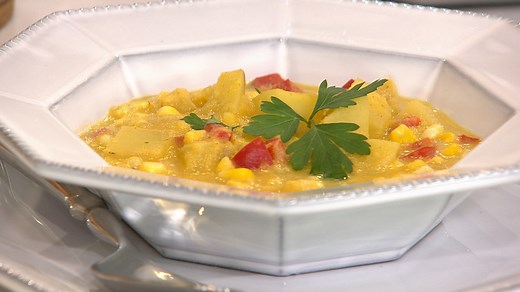 Siri Pinter cooks easy one-pot summer vegetable chowder