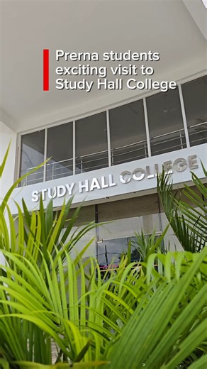 Prerna students visit Study Hall College #PrernaSchool #StudyHallCollege #highereducation