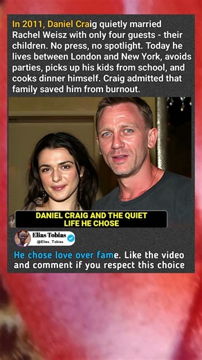 Daniel Craig Secret Wedding to Rachel Weisz That Saved Him From Burnout Revealed
