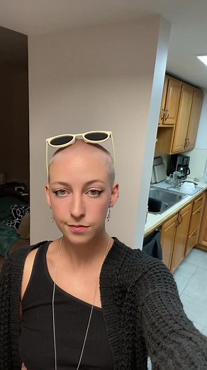 Bald Girl Shaving Head Transformation | Bic Haircut Experience