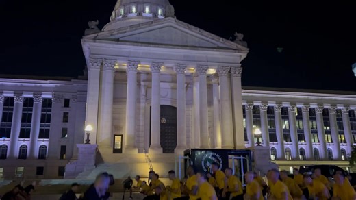 291K views · 7K reactions | The cadets of the 74th OHP Academy ran to the capitol early this morning and did a workout on the south lawn to “earn” their badges. The 47 cadets graduate on Friday and become the newest state troopers! | Oklahoma Highway Patrol | Facebook