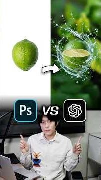 2026 포토샵 vs ChatGPT 투명 물결 합성 방법 #포토샵 #합성 #ChatGPT